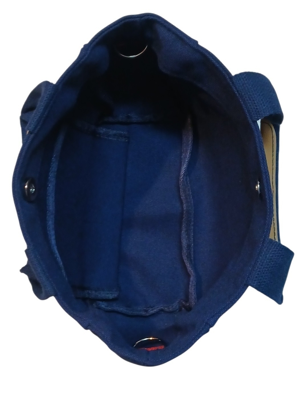 Peanuts - Navy Blue & Red Snoopy Canvas Crossbody/Handbag,Red Adjustable Strap - Picture 9 of 12